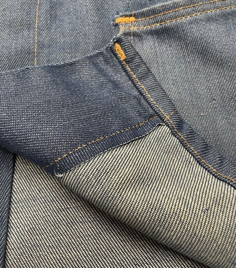 Vintage 50’s prison issue blue denim chore coat jacket amazing fade Size US XL / EU 56 / 4 - 3 Thumbnail