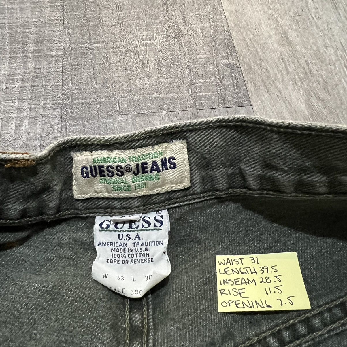 Guess × Vintage Vintage Guess USA Jeans Baggy Button Fly Denim Mens Jeans Size US 33 - 5 Thumbnail