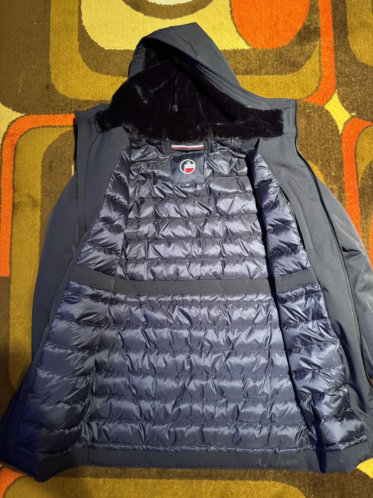 Fusalp Fusalp Hooded Alpine Coat Navy Size 48 Size XL / US 12-14 / IT 48-50 - 2 Thumbnail