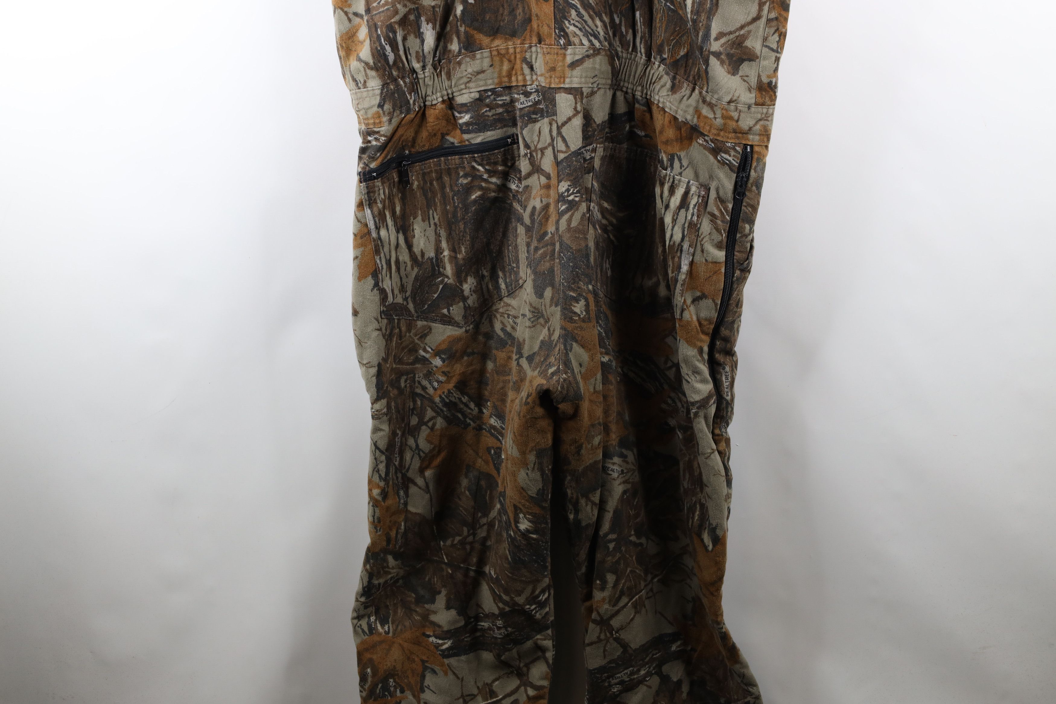 Cabelas × Vintage Vintage 90s Cabelas Realtree Camouflage Quilted Overalls Size US 36 / EU 52 - 20 Thumbnail