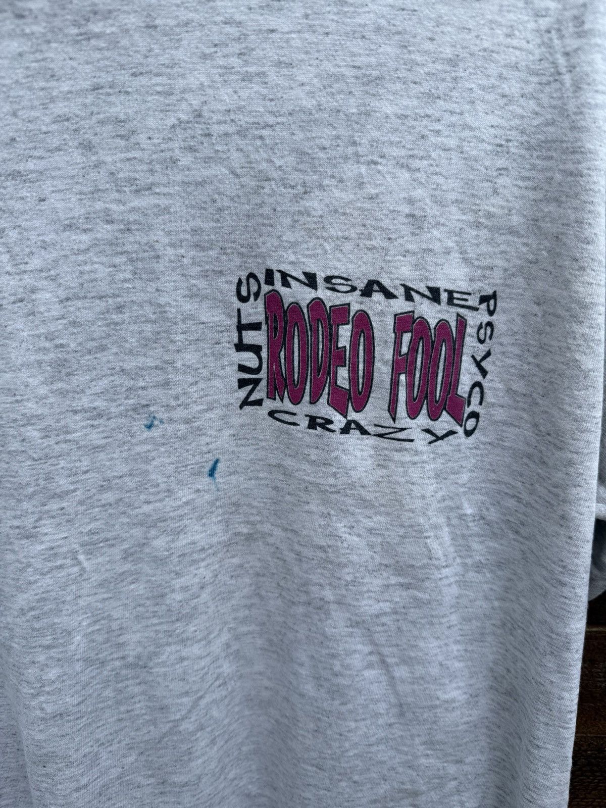 Vintage Vintage Rodeo Fool Tshirt Size US L / EU 52-54 / 3 - 2 Thumbnail