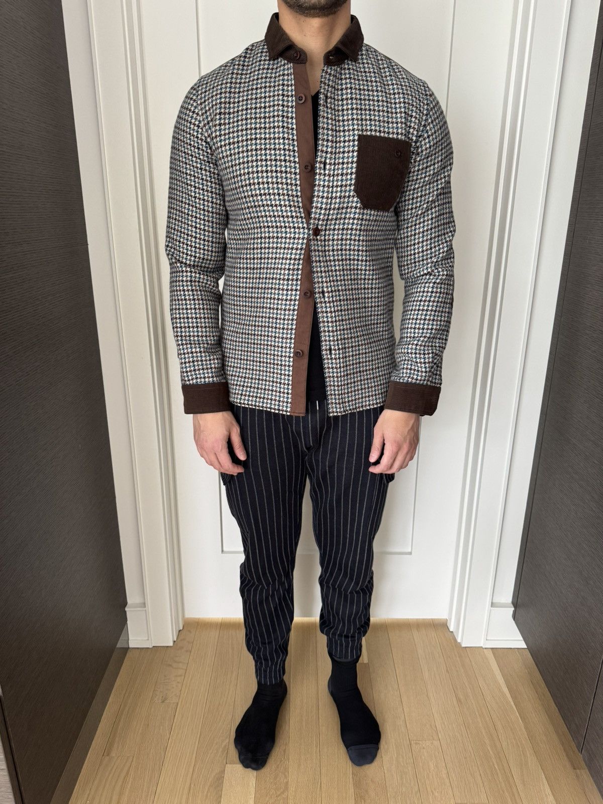 Comme des Garcons Houndstooth Shirt Jacket Size US M / EU 48-50 / 2 - 14 Thumbnail