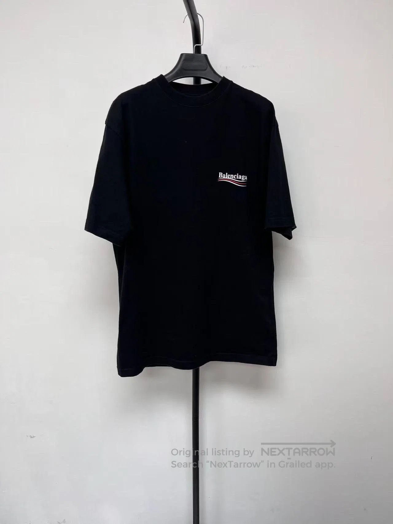 Balenciaga Balenciaga Men's Printed Oversized Crew Neck T-Shirt. Size US XS / EU 42 / 0 - 1 Thumbnail