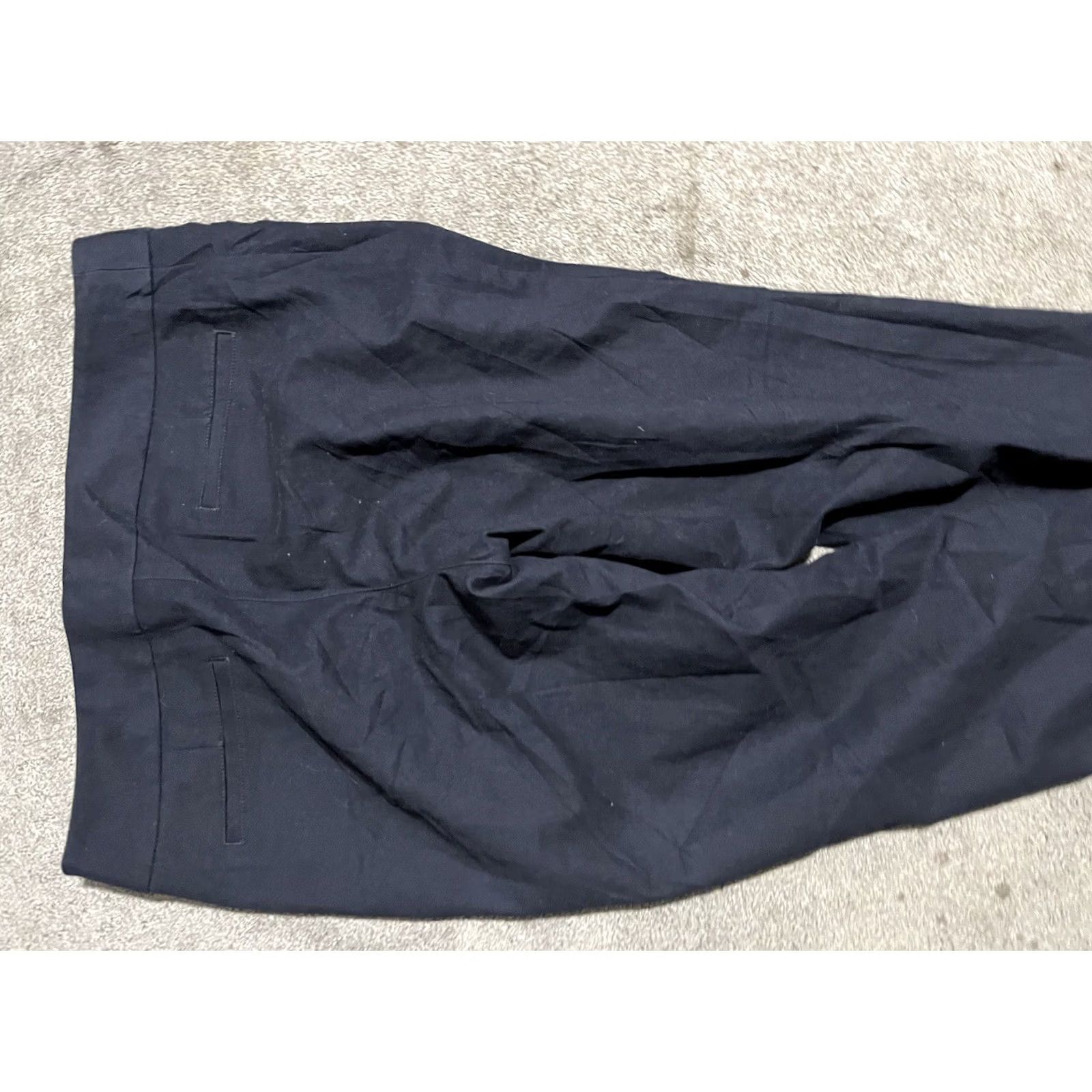 Talbots Talbots Pants Womens 12P Navy Blue Straight Stretch Casual Business Chino Pants Petites Regular Inseam 26in Womens Size 32" / US 10 / IT 46 - 4 Thumbnail