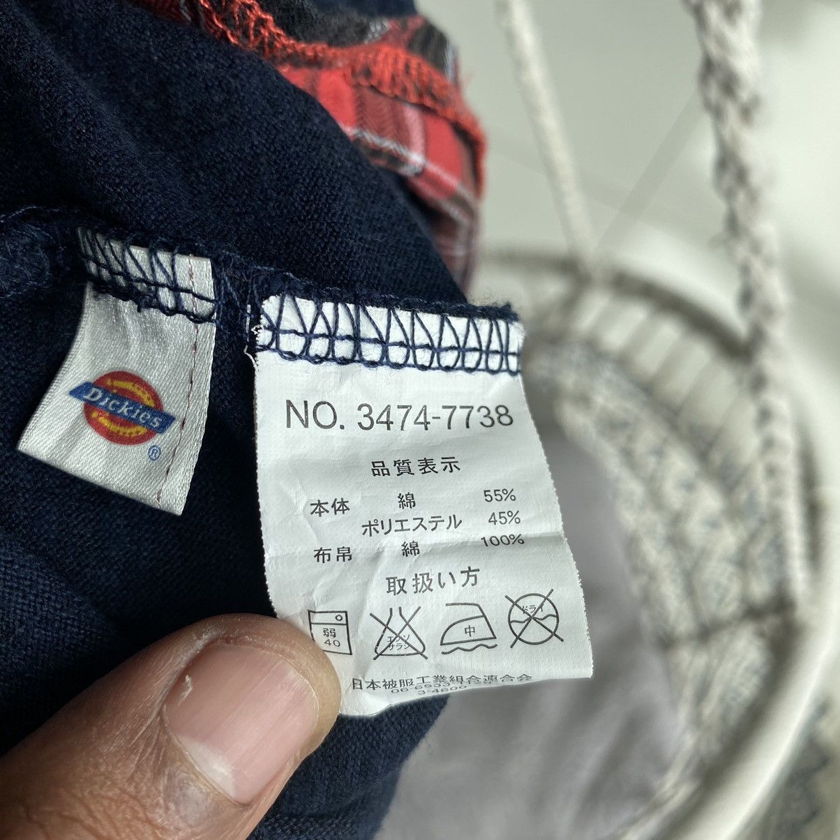 Dickies Vintage Dickies Work Wear Flannel ERD GRUNGE TSHIRT Size US M / EU 48-50 / 2 - 8 Thumbnail
