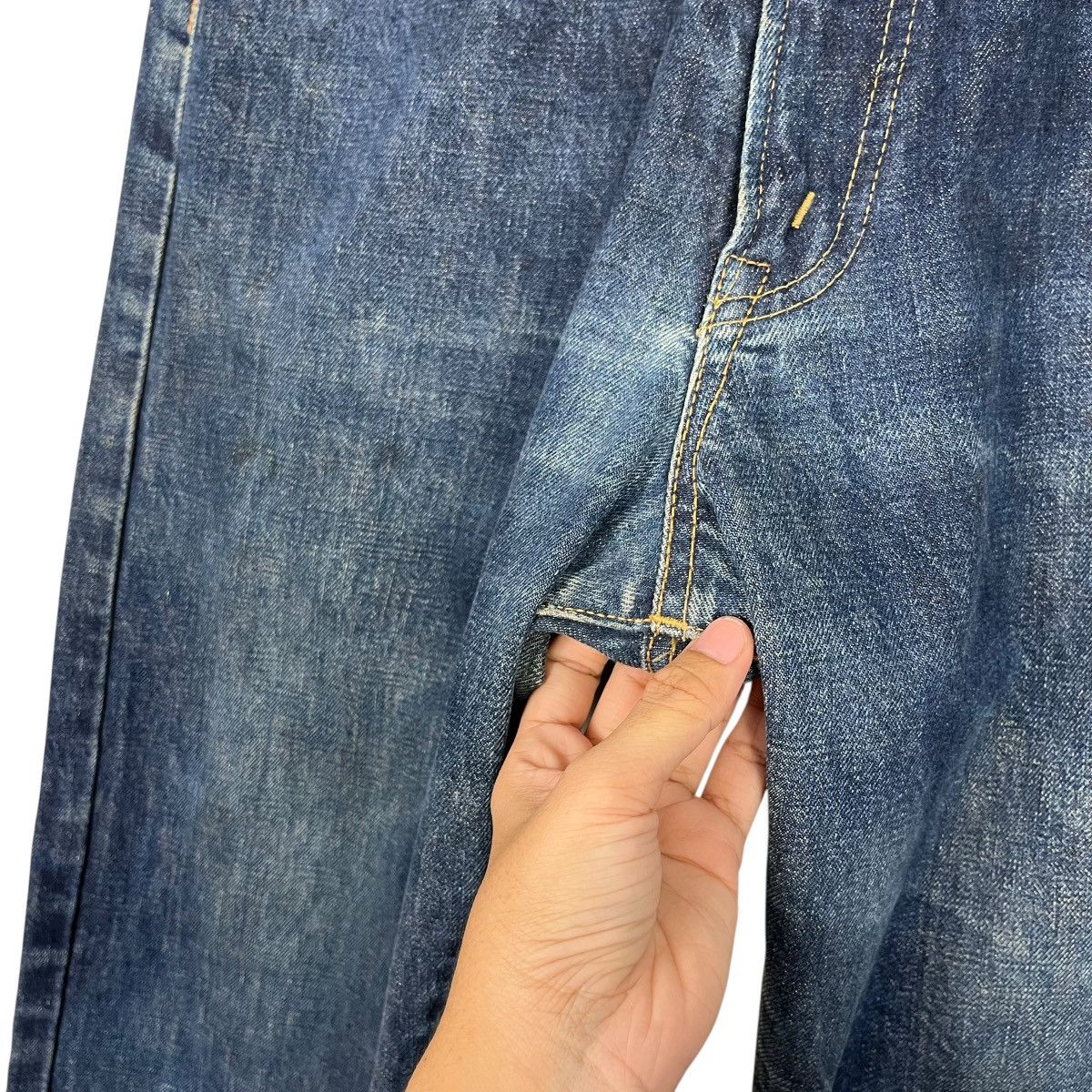Edwin Vintage Edwin Lot 505 Redline Denim Jean Size US 32 / EU 48 - 13 Thumbnail