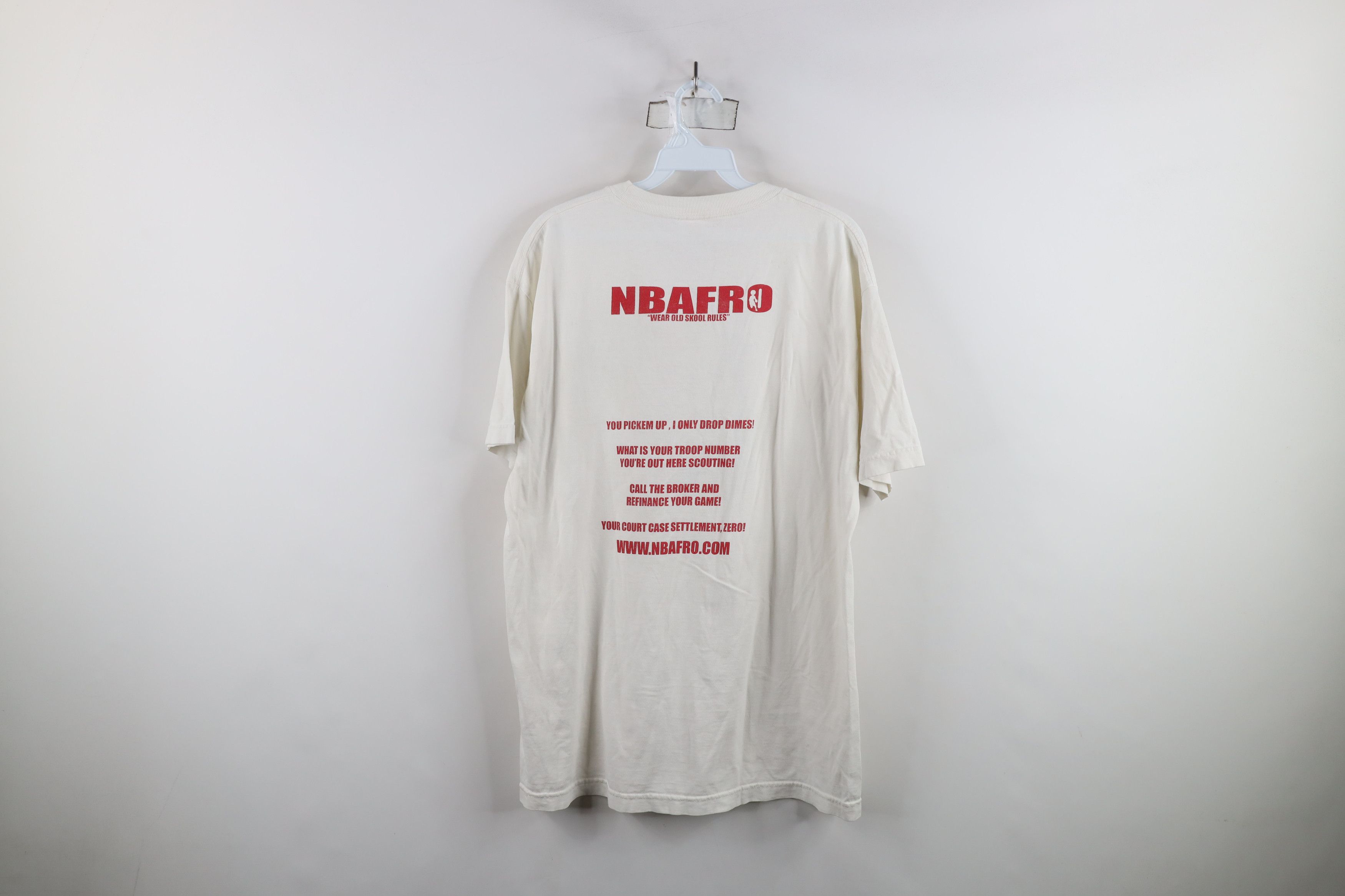 Vintage Vintage Y2K Streetwear Basketball Short Sleeve T-Shirt White Size US L / EU 52-54 / 3 - 13 Thumbnail