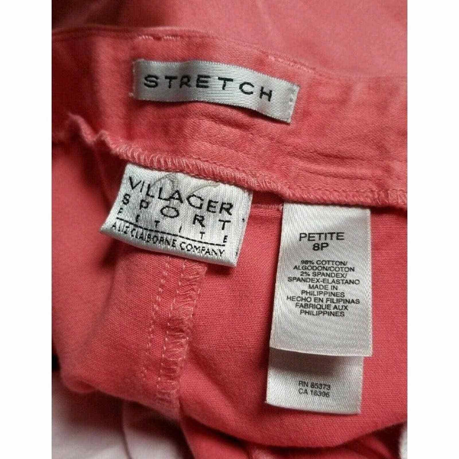 Village PM Villager Sport Liz Claiborne capris 8P 8 Petite Capri Oran Size 30" / US 8 / IT 44 - 4 Thumbnail