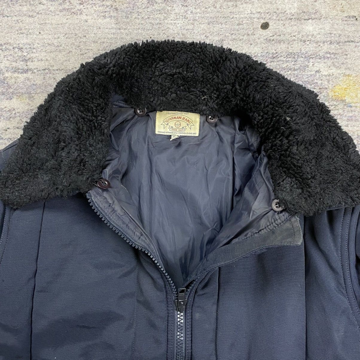 Armani Vintage 90s Armani jeans padded jacket Size US L / EU 52-54 / 3 - 6 Thumbnail