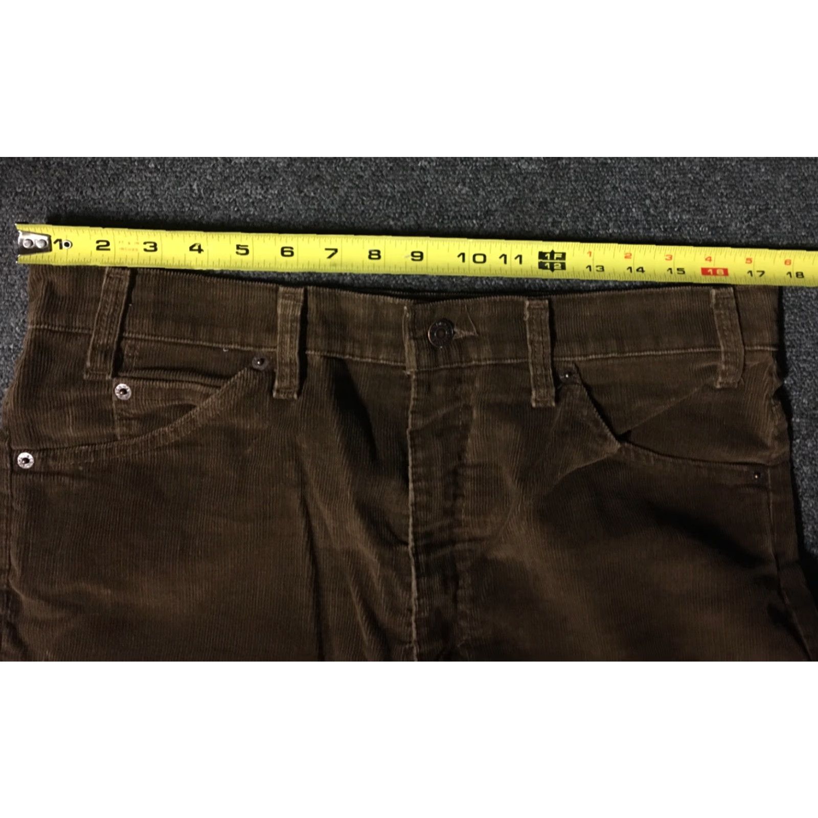 Levi's VINTAGE Levi's 517 Corduroy Pants Jeans Men 35 30 Brown USA 70s 80s Grunge Punk Biker Rock Size US 35 - 6 Thumbnail