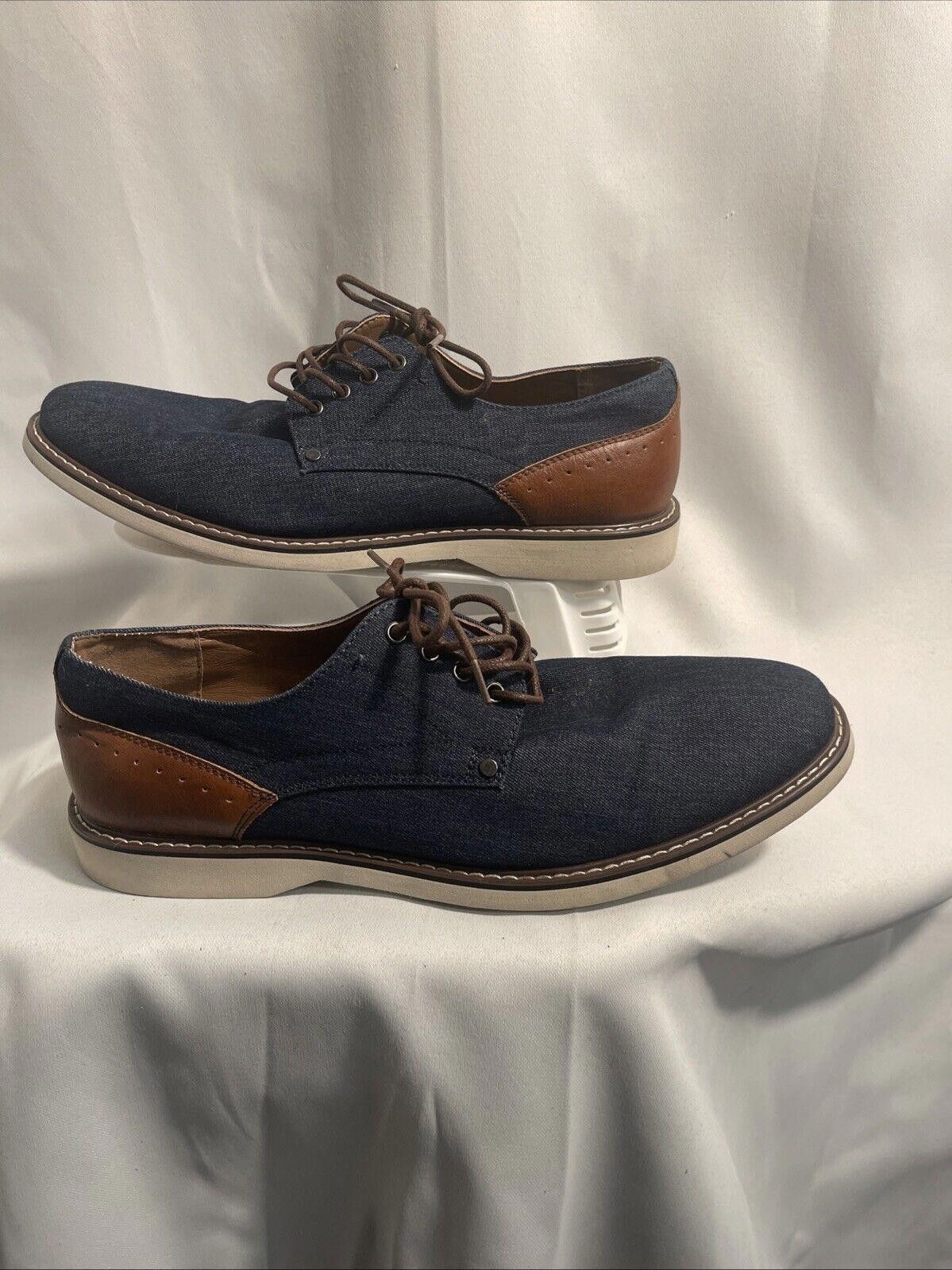 J Ferrar Men's Size 12MUS - JF J.FERRAR Morton Oxford Shoes Size US 12 / EU 45 - 2 Thumbnail
