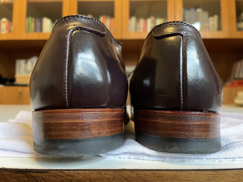 Alden Alden derby, color 8 shell cordovan, modified last, 7.5E Size US 7.5 / EU 40-41 - 7 Thumbnail