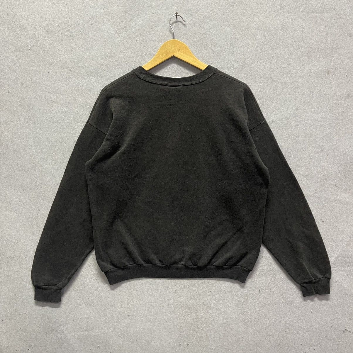 Lee Vintage Lee Big Logo Crewneck Sweatshirt Black Made in USA Size US L / EU 52-54 / 3 - 6 Thumbnail