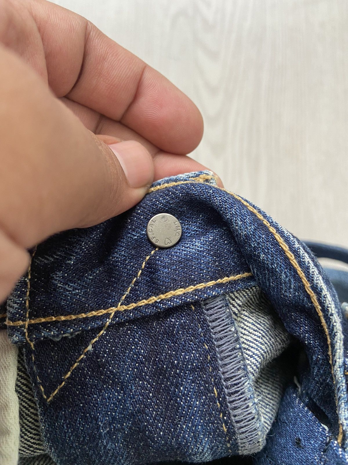 Levi's Made & Crafted Vintage Levi’s Made & Craft ‘Sun Rise’ Japan Denim Totebag Size ONE SIZE - 8 Thumbnail