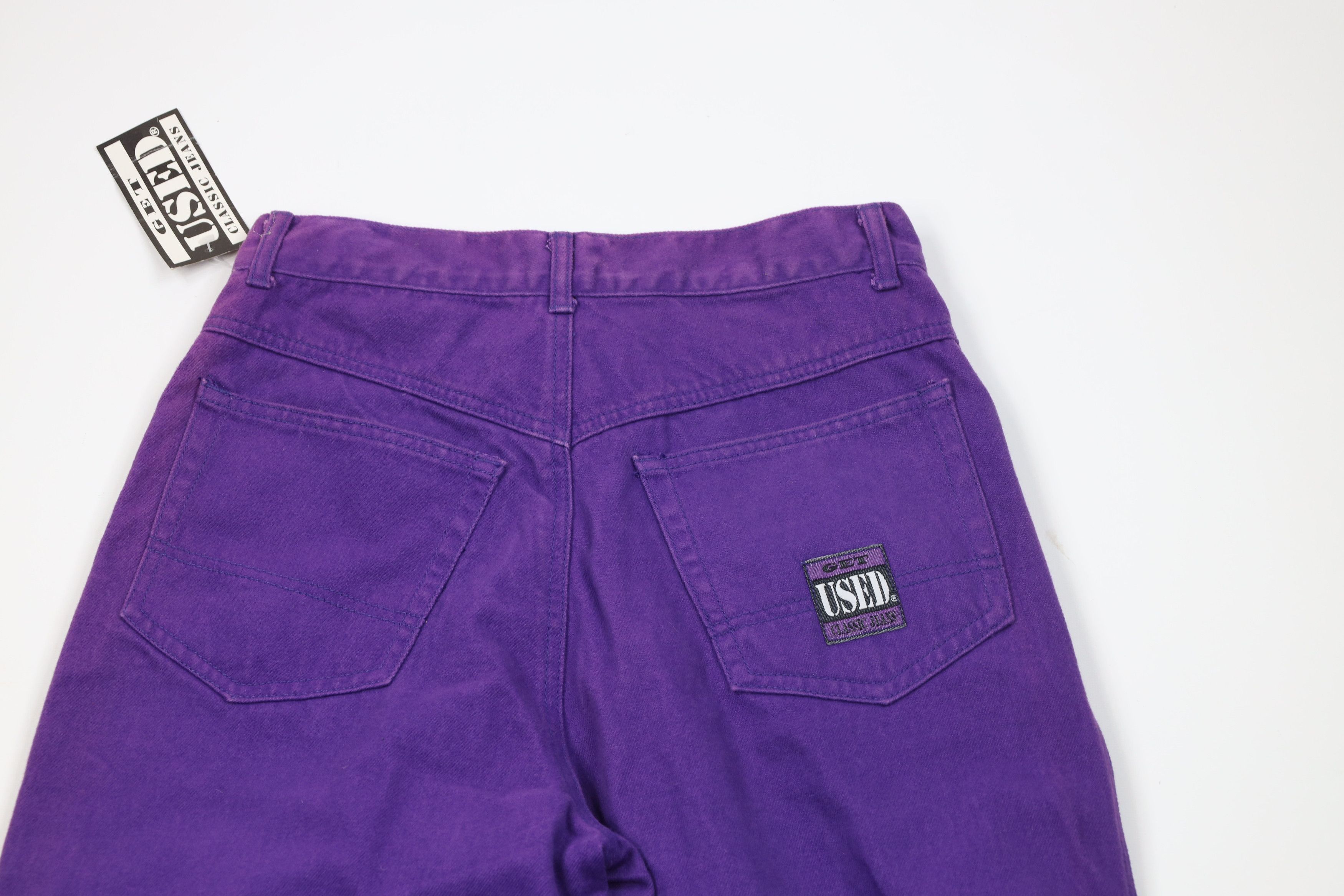 Vintage Deadstock Vintage 90s Streetwear Fit Skateboard Jeans Purple Size US 31 - 9 Thumbnail