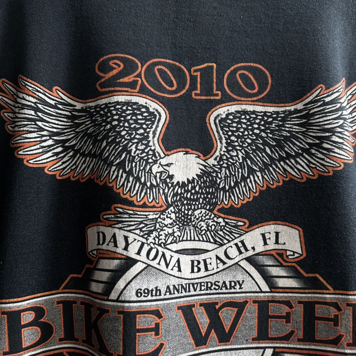 Harley Davidson Vintage Bike Week 2010 Daytona Beach Florida USA Tee Size US L / EU 52-54 / 3 - 5 Thumbnail
