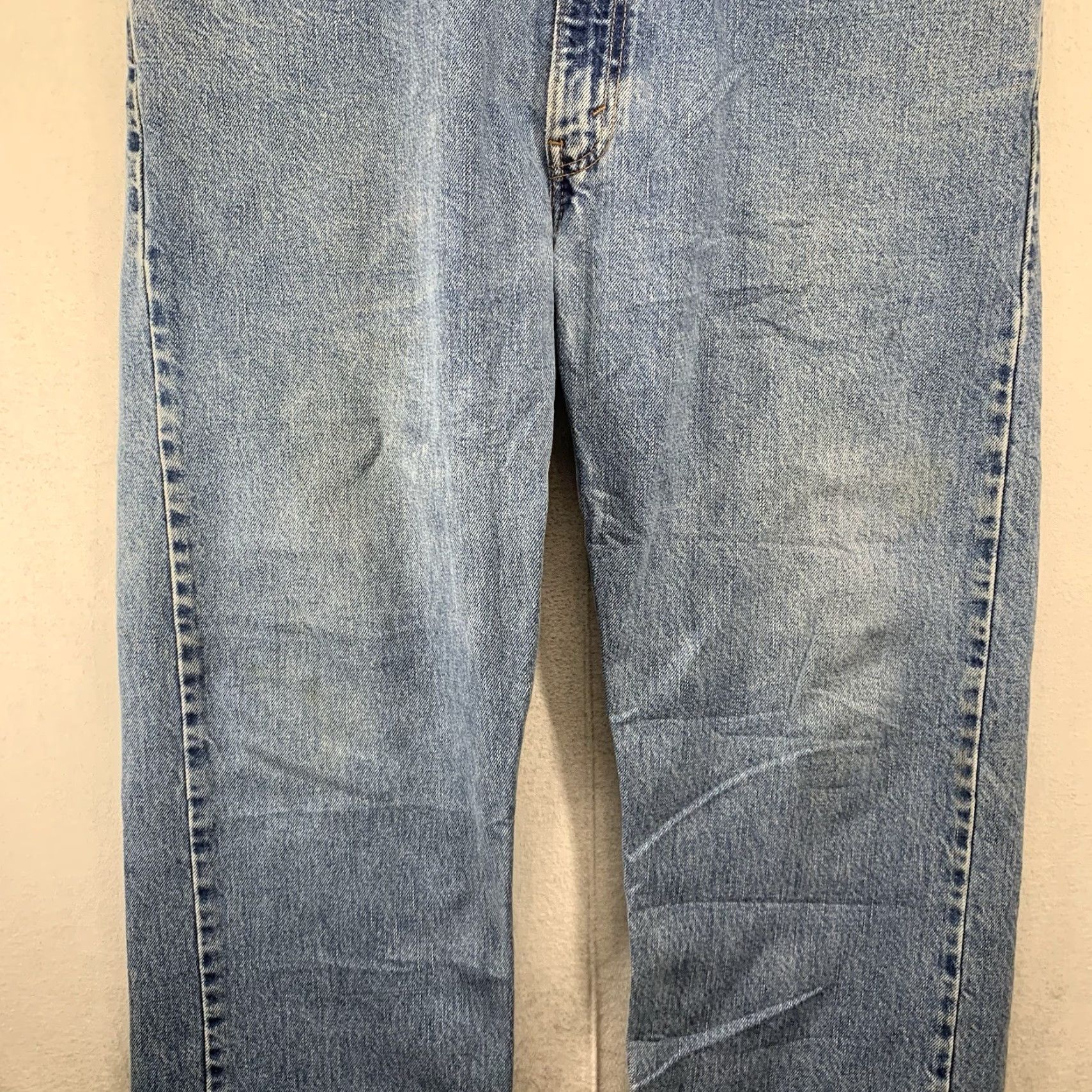 Levi's Levi's 505 Jeans Men Regular Fit Straight Leg 38x30 Blue Cotton Denim 2002 Americana Size US 38 / EU 54 - 7 Thumbnail