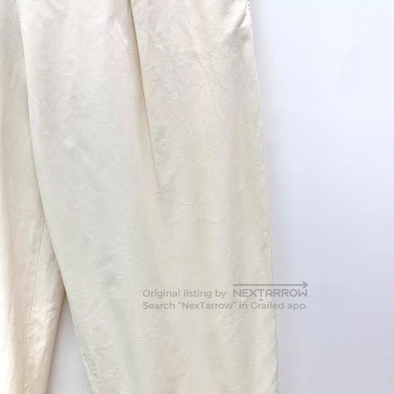 Hermes Hermes White Cotton Casual Trousers Size 25" / US 0 / IT 36 - 4 Thumbnail