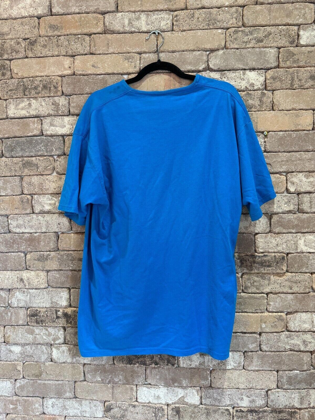Jerzees Vintage 90s Hummingbird Ladybug Blue Jerzees Made in The USA Size L / US 10 / IT 46 - 4 Thumbnail