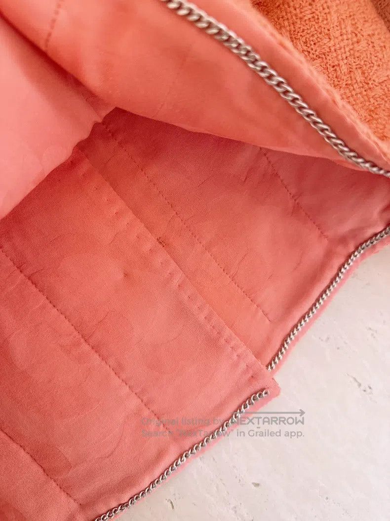 Chanel Chanel 21B Autumn and Winter Preview Salmon Four-pocket Ja Size XXS / US 00 / IT 34 - 5 Thumbnail