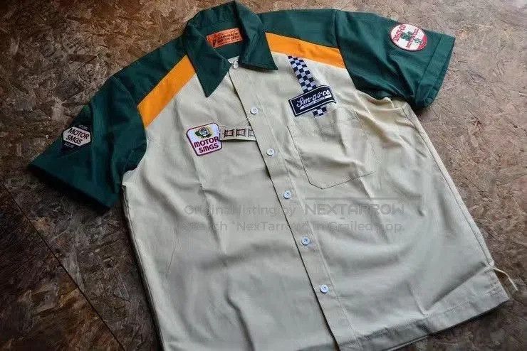 Samurai Jeans Samurai Jeans Automobile Club Print Short Sleeve Shirt. Size US M / EU 48-50 / 2 - 1 Thumbnail