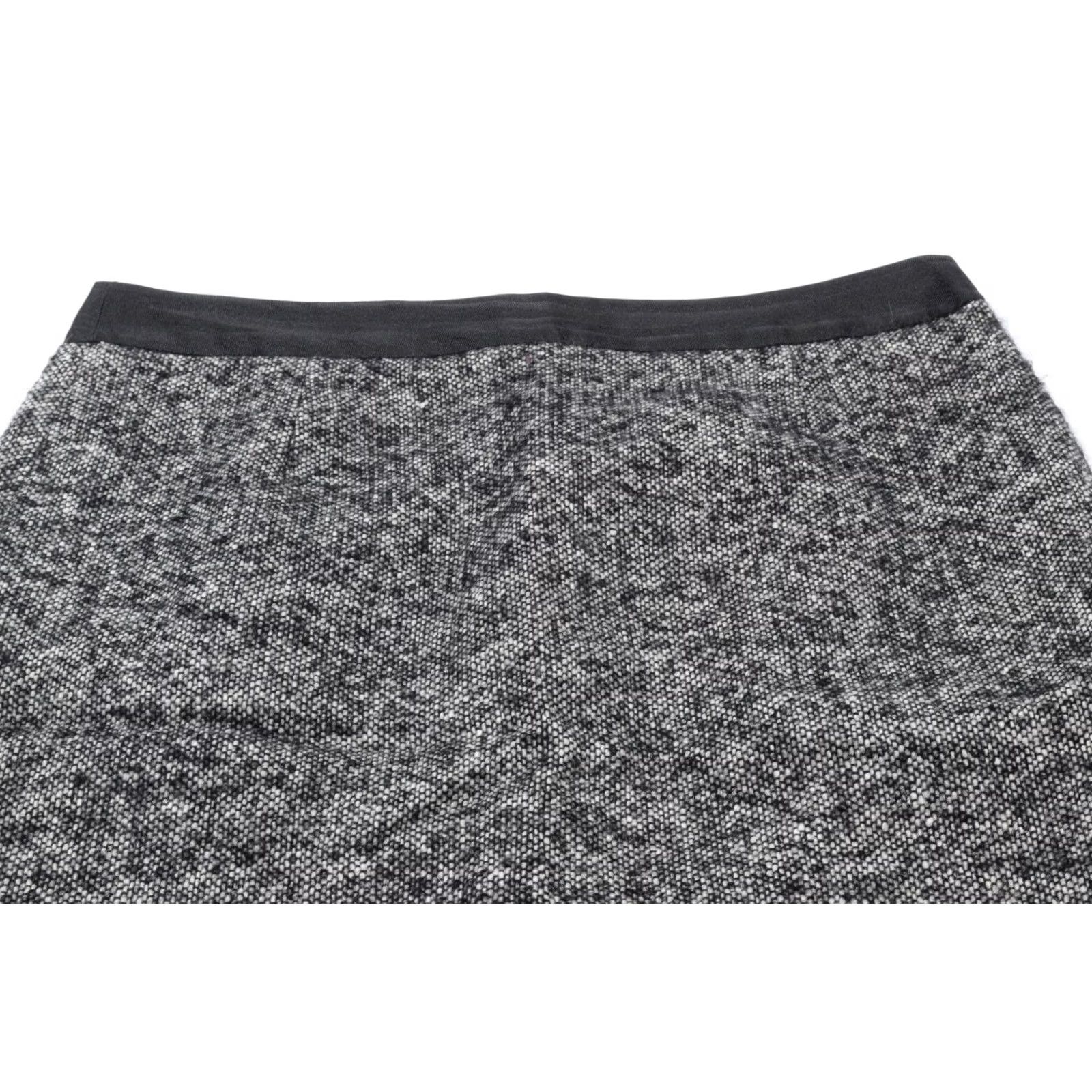 Boden Boden Skirt Womens 10P Black Gray Wool Alpaca A-Line Short Lined Vintage: No Size 32" / US 10 / IT 46 - 2 Thumbnail