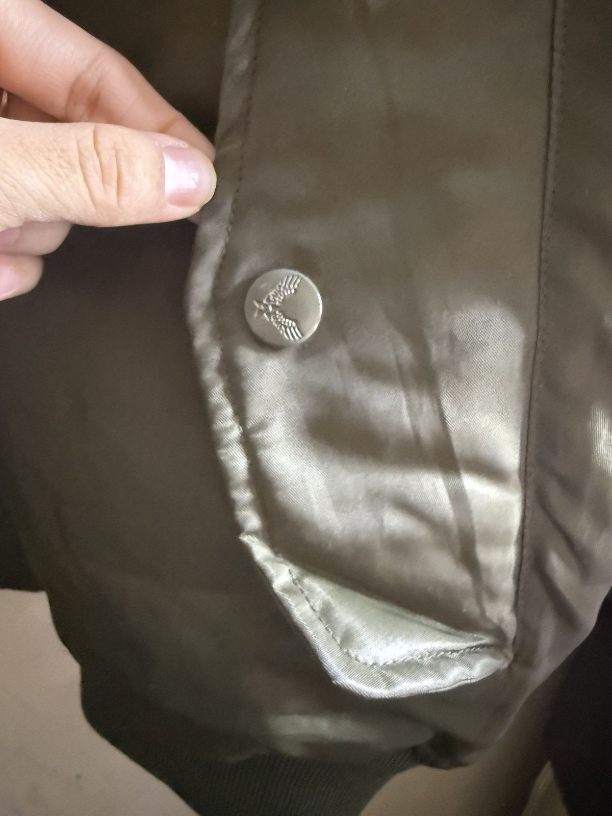 Avirex Avirex Bomber Jacket 2XL Military Green Satin Reversible Size US XXL / EU 58 / 5 - 5 Thumbnail