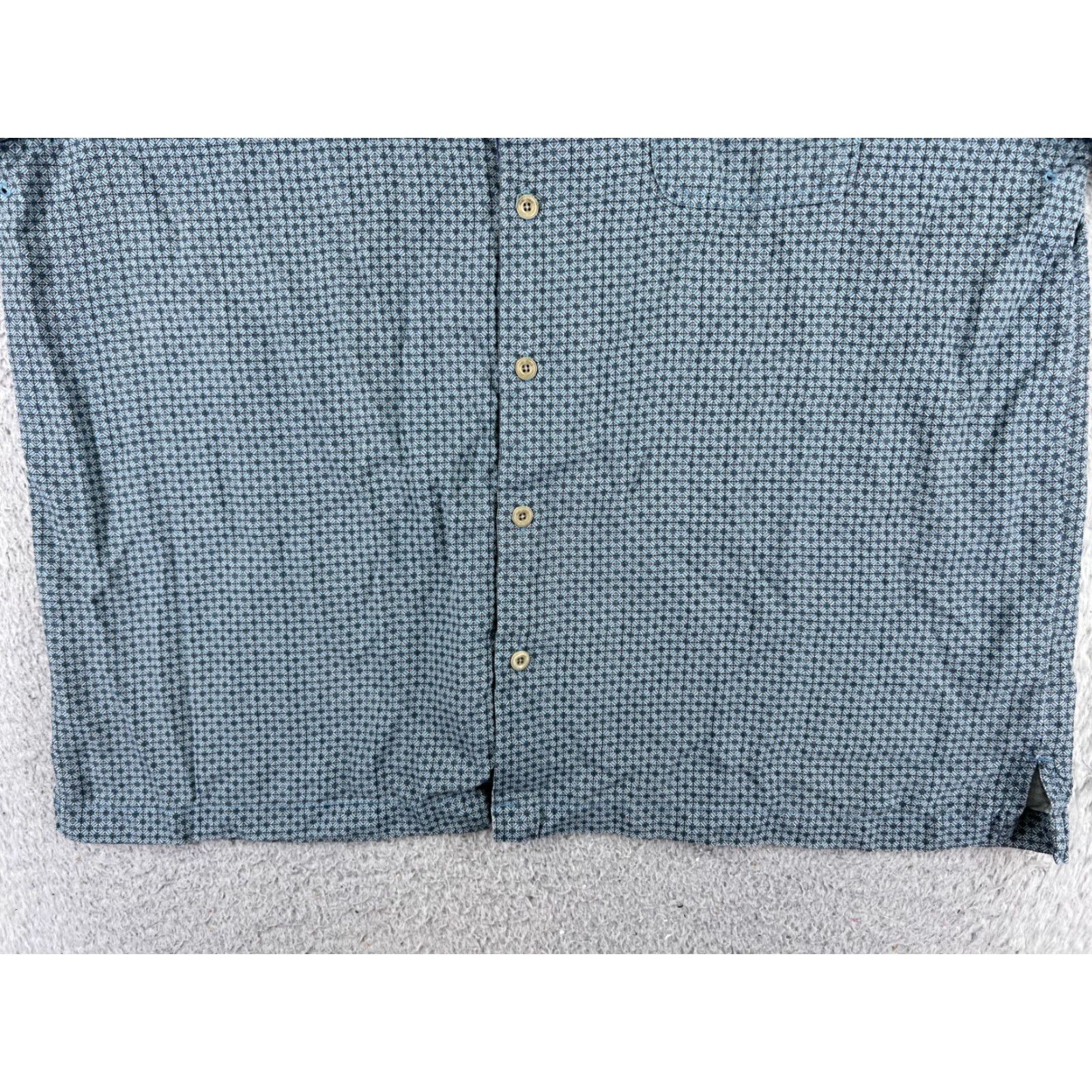Tommy Bahama Tommy Bahama Shirt Men 2XL XXL Blue Green Stripe Pattern 100% Silk Button Up Shirt Size US XXL / EU 58 / 5 - 5 Thumbnail