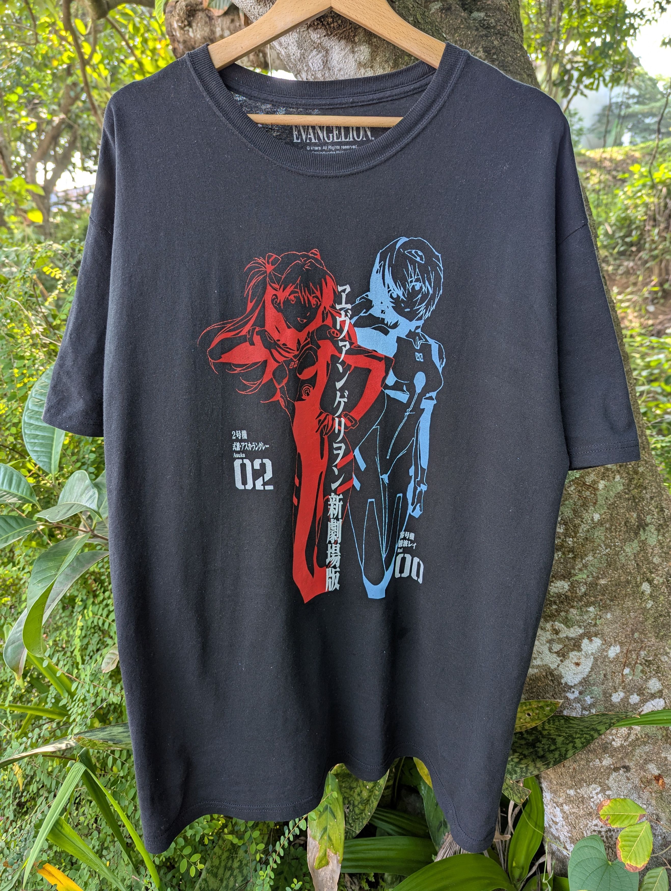 Anime Neon Genesis Evangelion Rei Ayanami Asuka Shikinami Tshirt Size US XL / EU 56 / 4 - 1 Thumbnail