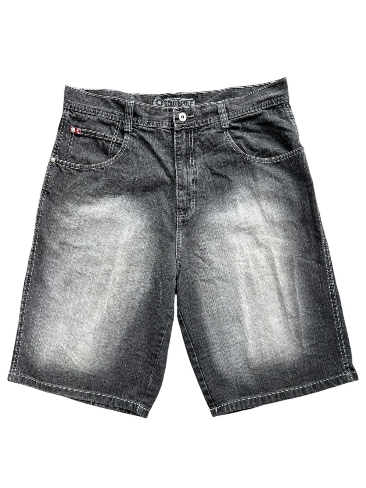 Southpole Vintage Y2K South Pole Baggy Denim Pants Jorts Size US 38 / EU 54 - 1 Thumbnail