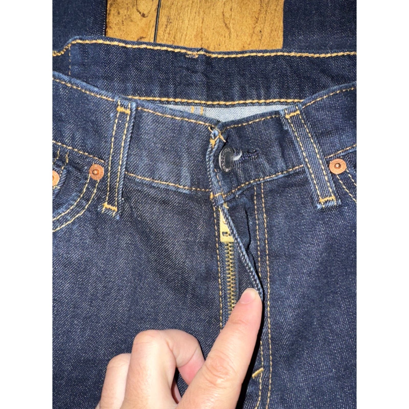 Levi's VINTAGE Levi’s 531 Slim Fit Denim Jeans Men’s 28x29 Dark Blue Tapered 90s Y2K Workwear Skater Streetwear USA Preppy 531 Levi’s Jeans Mens Slim Size US 28 / EU 44 - 4 Thumbnail
