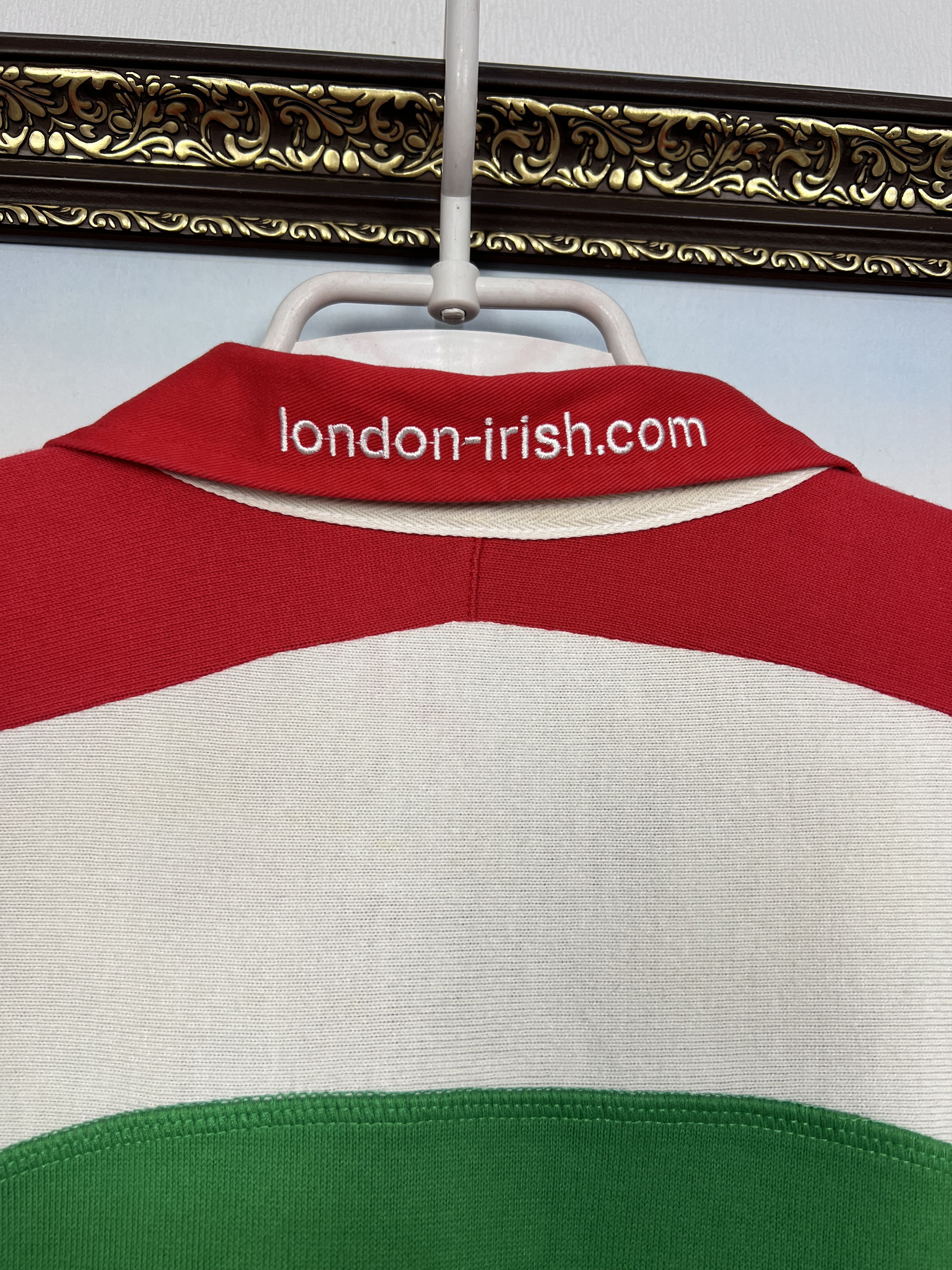 Vintage Canterbury London Irish Rugby Jersey Trikot Player Issue Size US XL / EU 56 / 4 - 11 Thumbnail