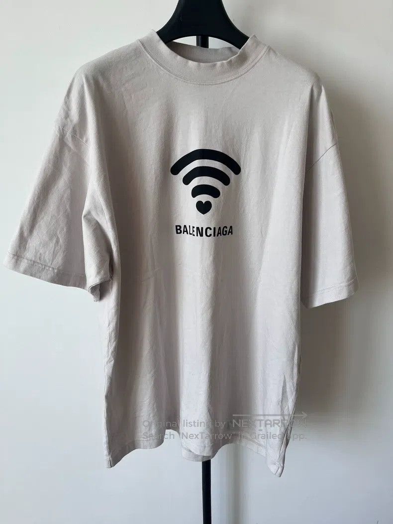 Balenciaga Balenciaga Logo Alphabet Print Round Neck Straight Short S Size US S / EU 44-46 / 1 - 1 Thumbnail