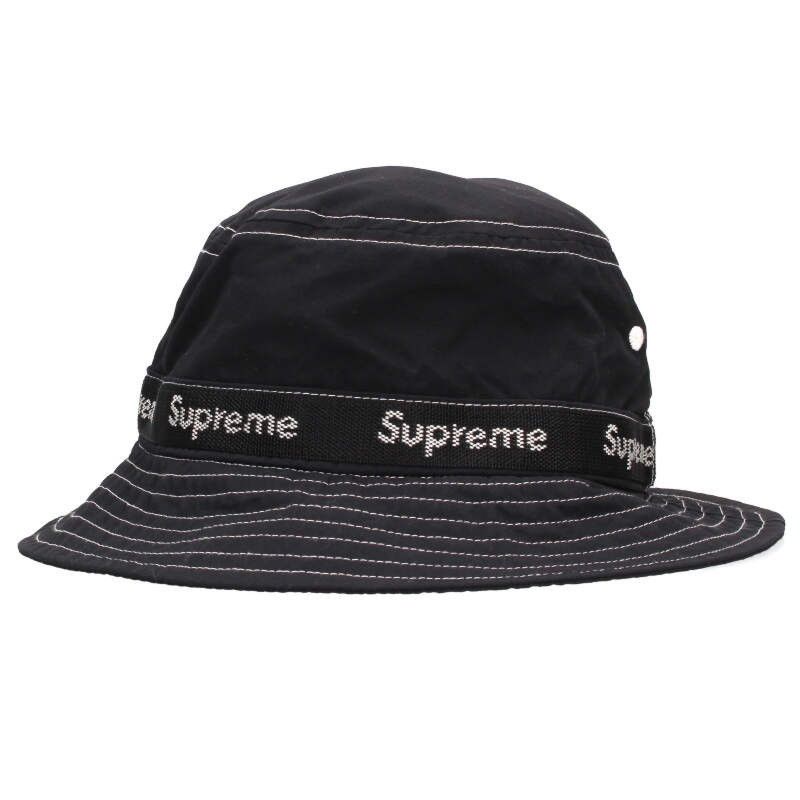 Supreme Supreme 22AW Webbing Crusher Hat Black One Size Size ONE SIZE - 1 Thumbnail