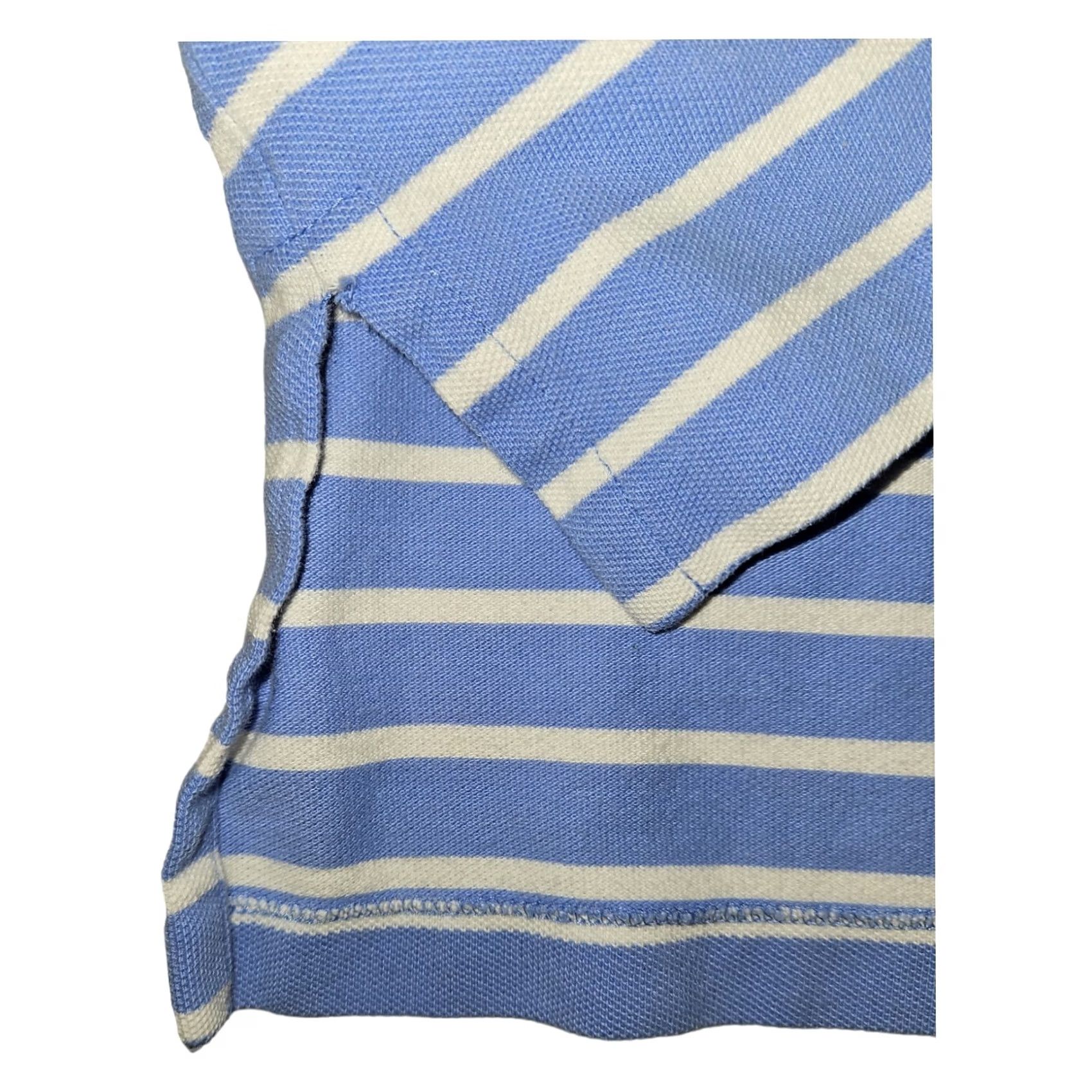 Polo Ralph Lauren VINTAGE Polo Ralph Lauren Polo Shirt Short Sleeve Men's XL Blue Striped Polo Shirt Polo Ralph Lauren Polo Shirt Short Sleeve Blue Striped XL Men Size US XL / EU 56 / 4 - 6 Thumbnail