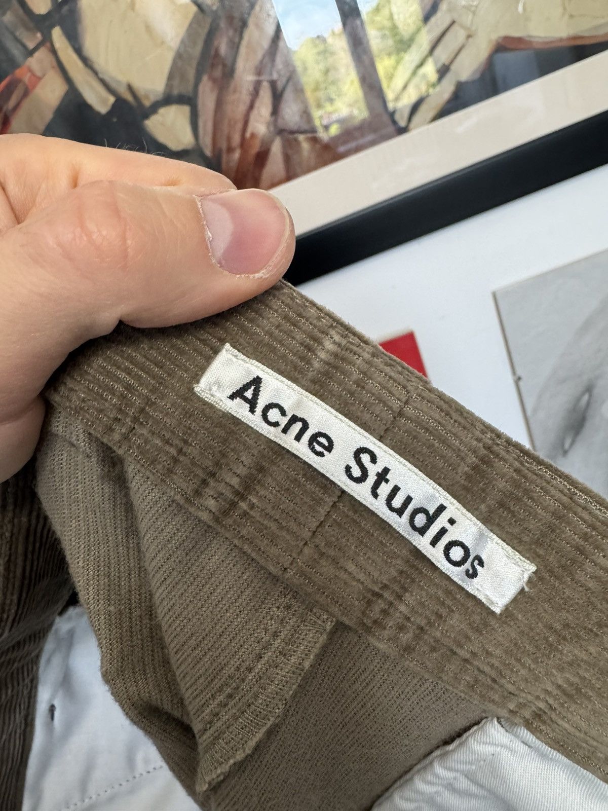 Acne Studios Acne Studios Corduroy Work Shorts Designer Luxury Casual Size US 32 / EU 48 - 3 Thumbnail