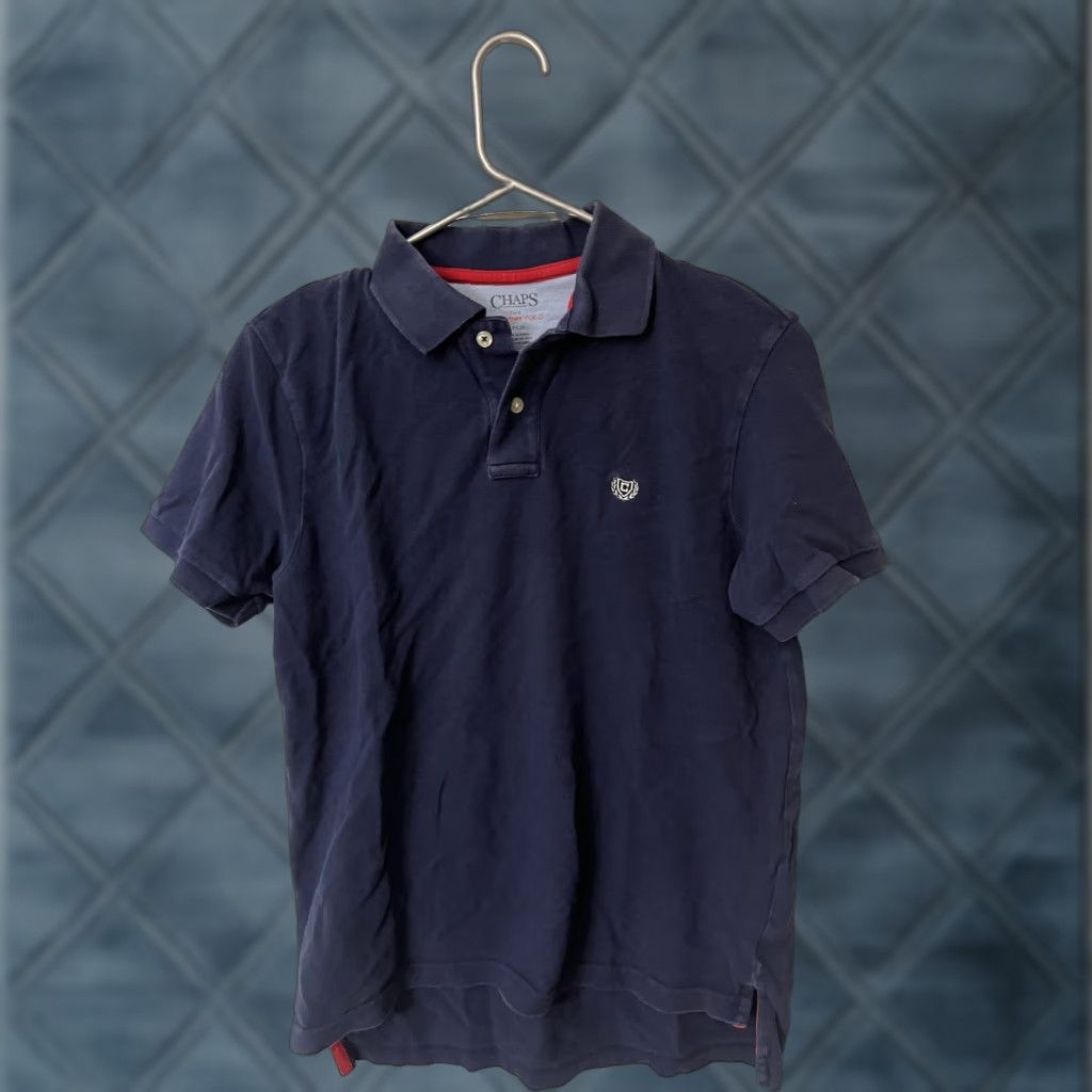 Chaps VINTAGE Chaps Polo Shirt Men S Small Blue 100% Cotton Short Sleeve Logo Golf All Seasons Size S Mens Size US S / EU 44-46 / 1 - 1 Thumbnail