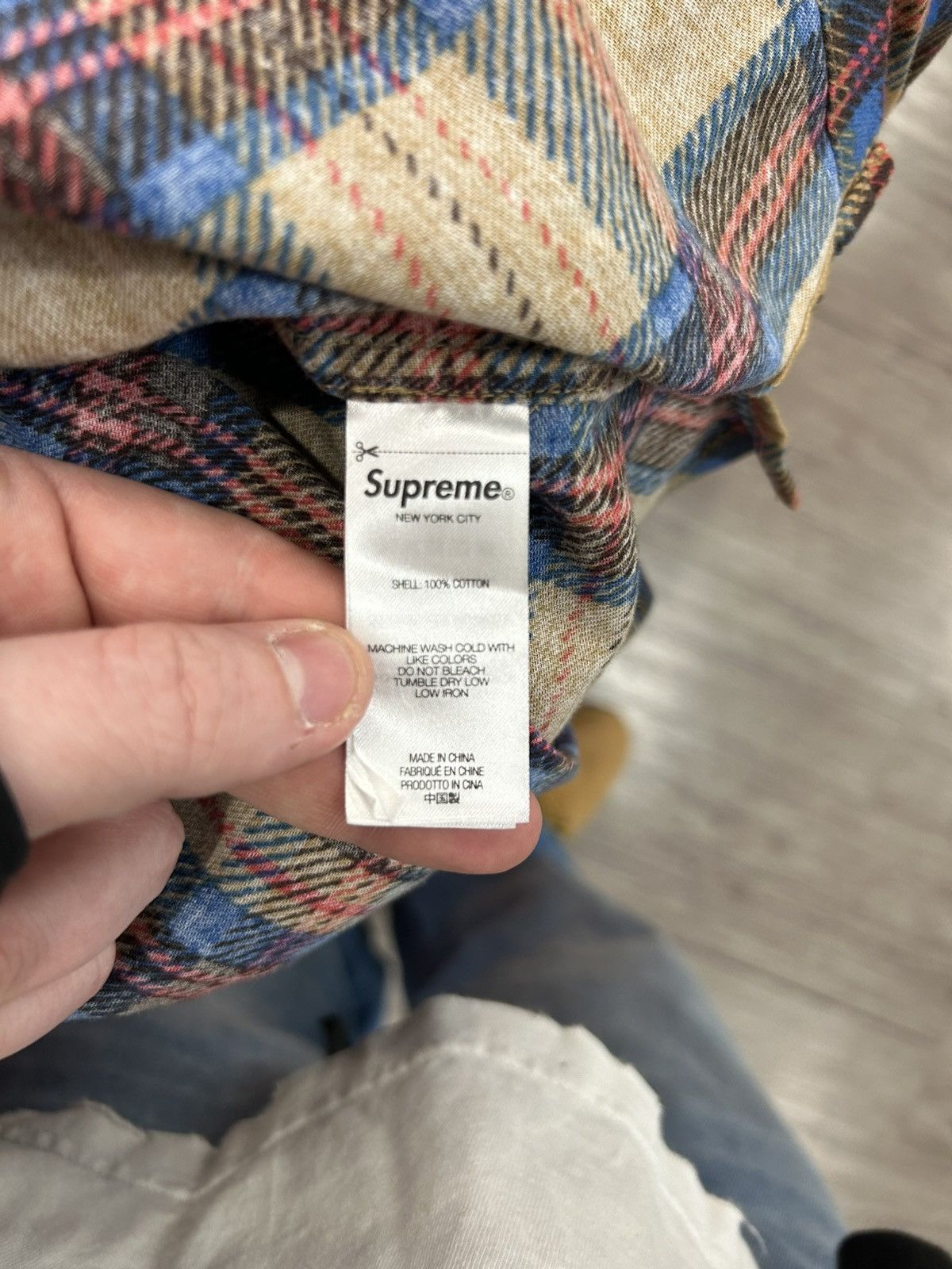 Supreme Supreme Hooded Flannel Size US M / EU 48-50 / 2 - 5 Thumbnail