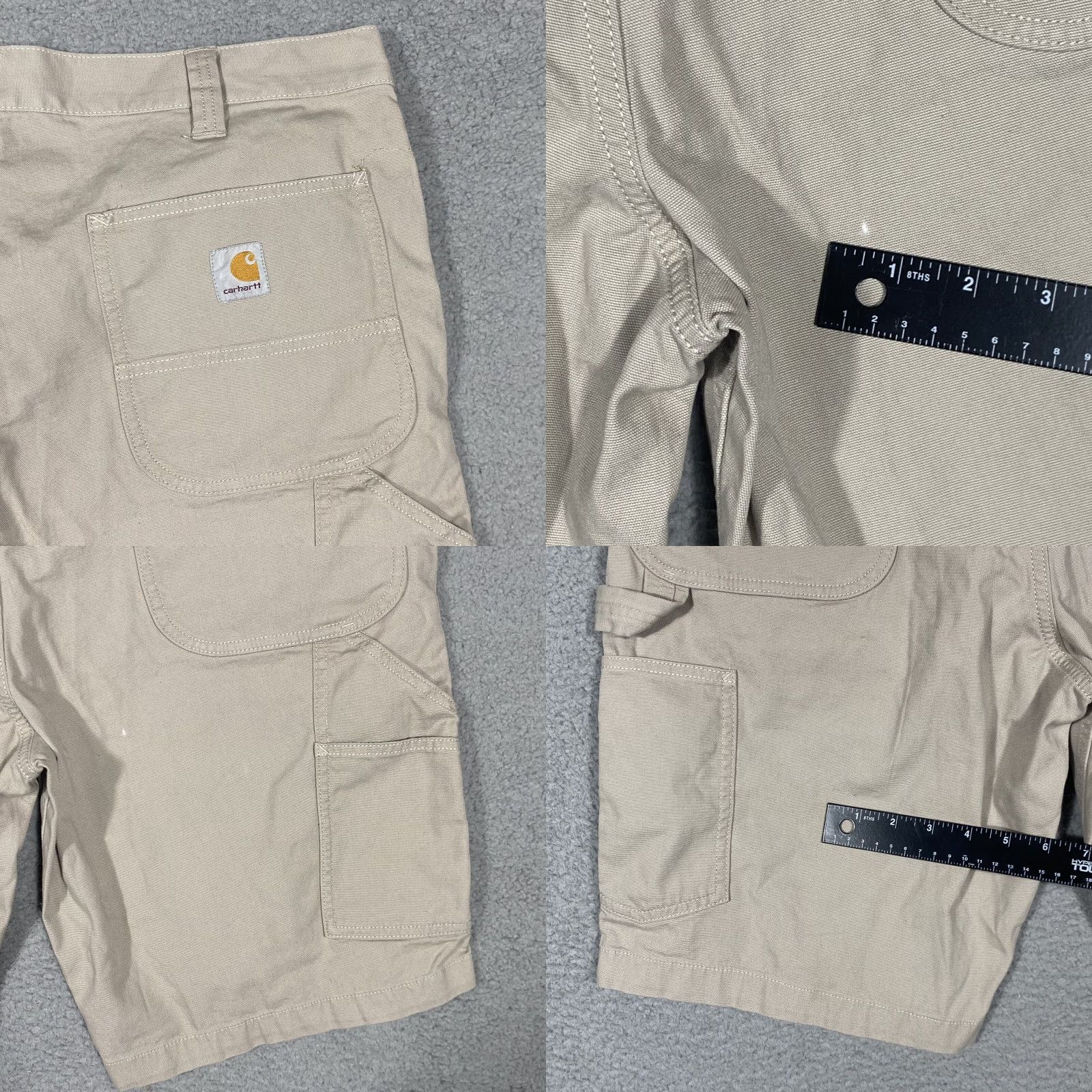 Carhartt Carhartt Cargo Rugged Flex Relax Fit Canvas Utility Work Short Size 42 Beige Men Regular Cargo Pockets Workwear Summer Spring Fall NEW! Size US 42 / EU 58 - 9 Thumbnail