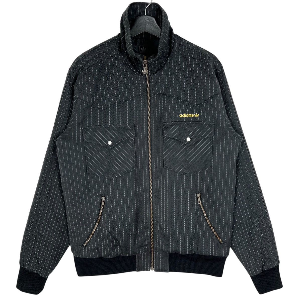 Adidas Adidas Stripes Zipper Jacket Western Shirt Style Size US M / EU 48-50 / 2 - 1 Thumbnail