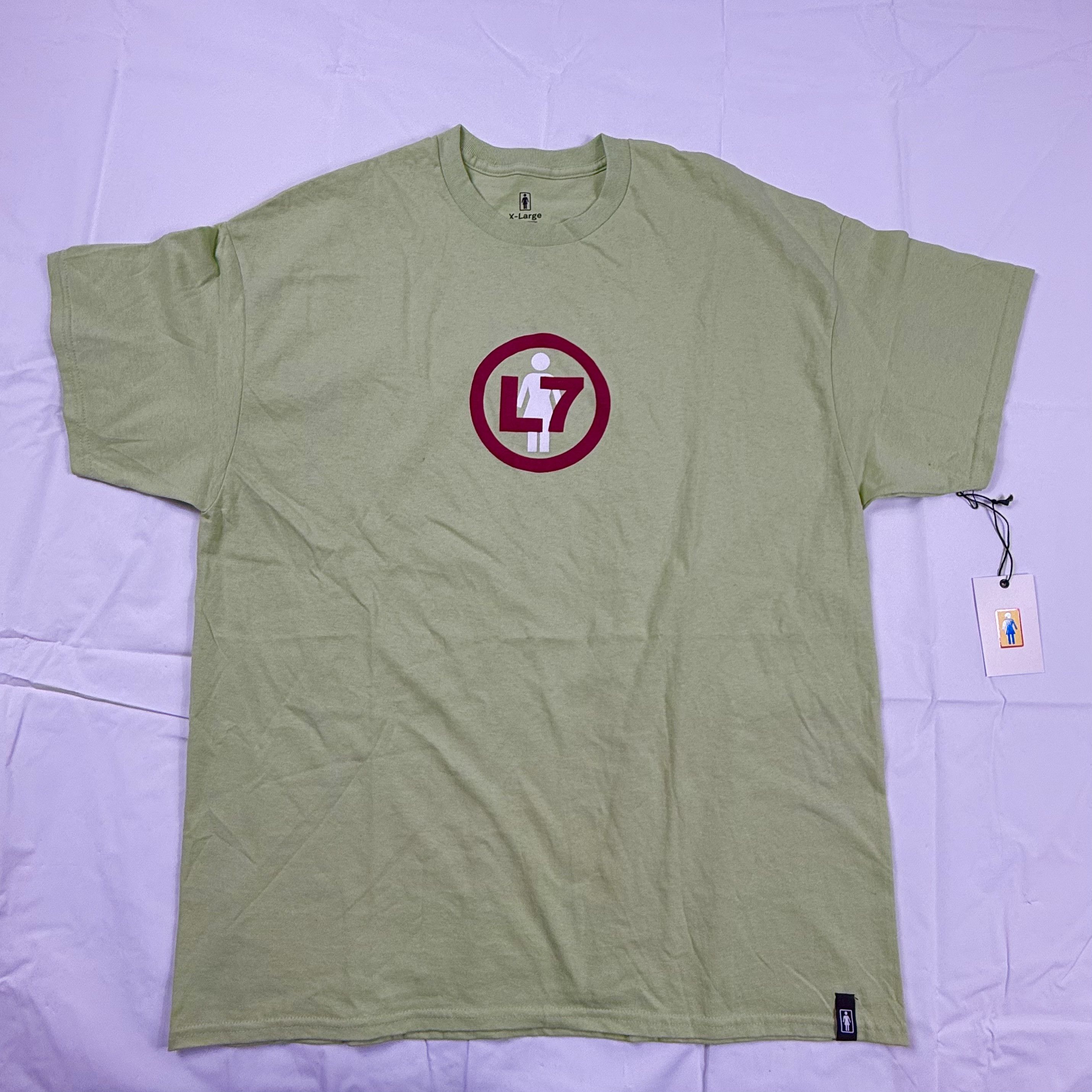 Girl Skateboards Girl Skateboards L7 Band Graphic T-Shirt Mens XL Sage Green Size US XL / EU 56 / 4 - 5 Thumbnail