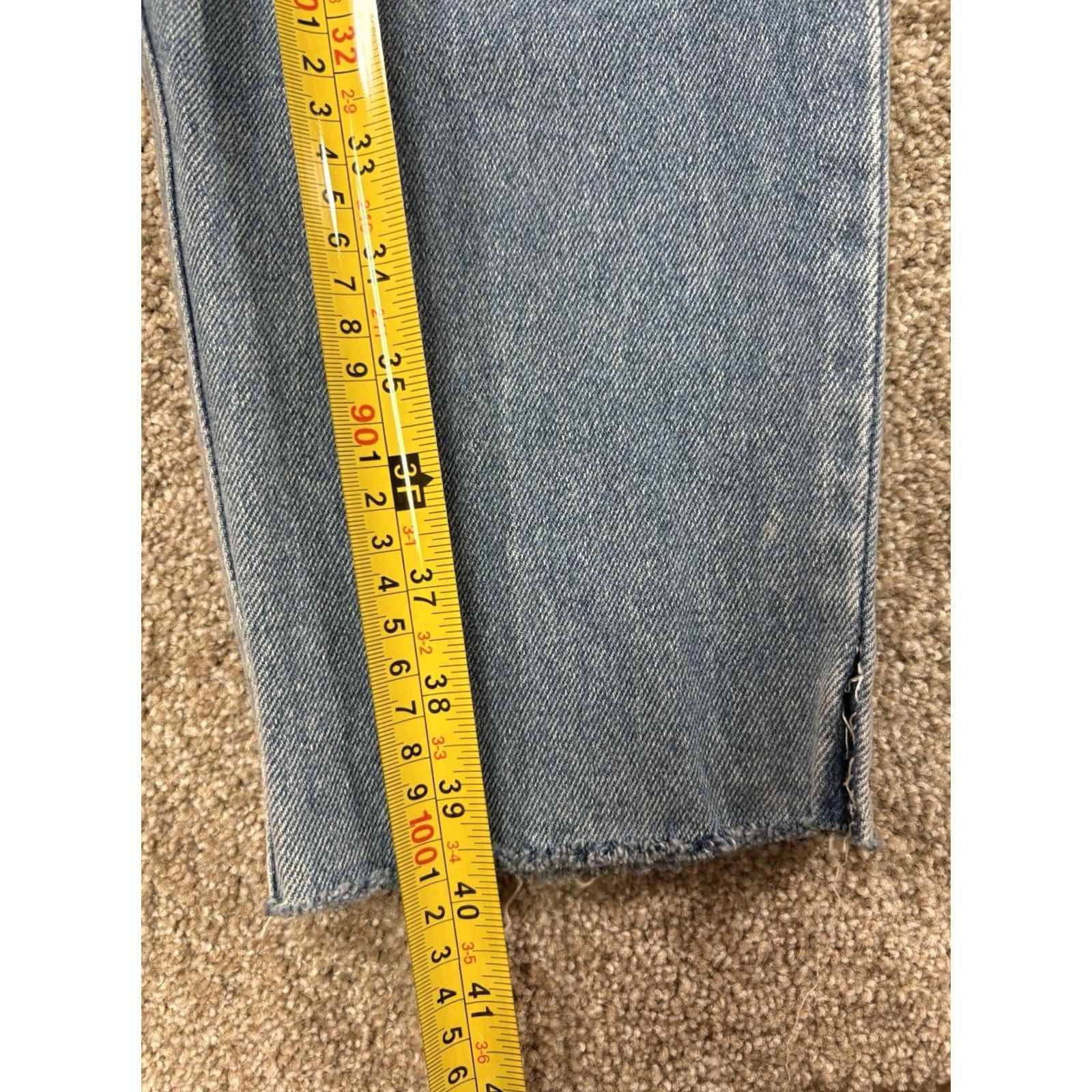 Denime VINTAGE Ever Blue Womens Jeans Boho 1990s Straight Leg Medium Wash 27x29 Denim Size 27" / US 4 / IT 40 - 7 Thumbnail