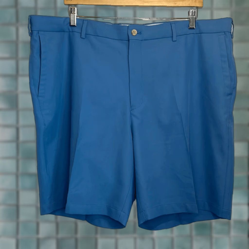 Peter Millar Peter Millar Mens Performance Golf Blue Shorts 42 MS20EB82 Size US 42 / EU 58 - 1 Thumbnail