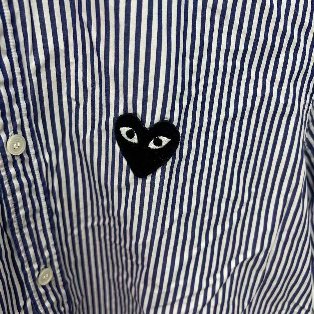 Comme des Garcons PLAY CDG PLAY HEART SHIRT Size US M / EU 48-50 / 2 - 5 Thumbnail