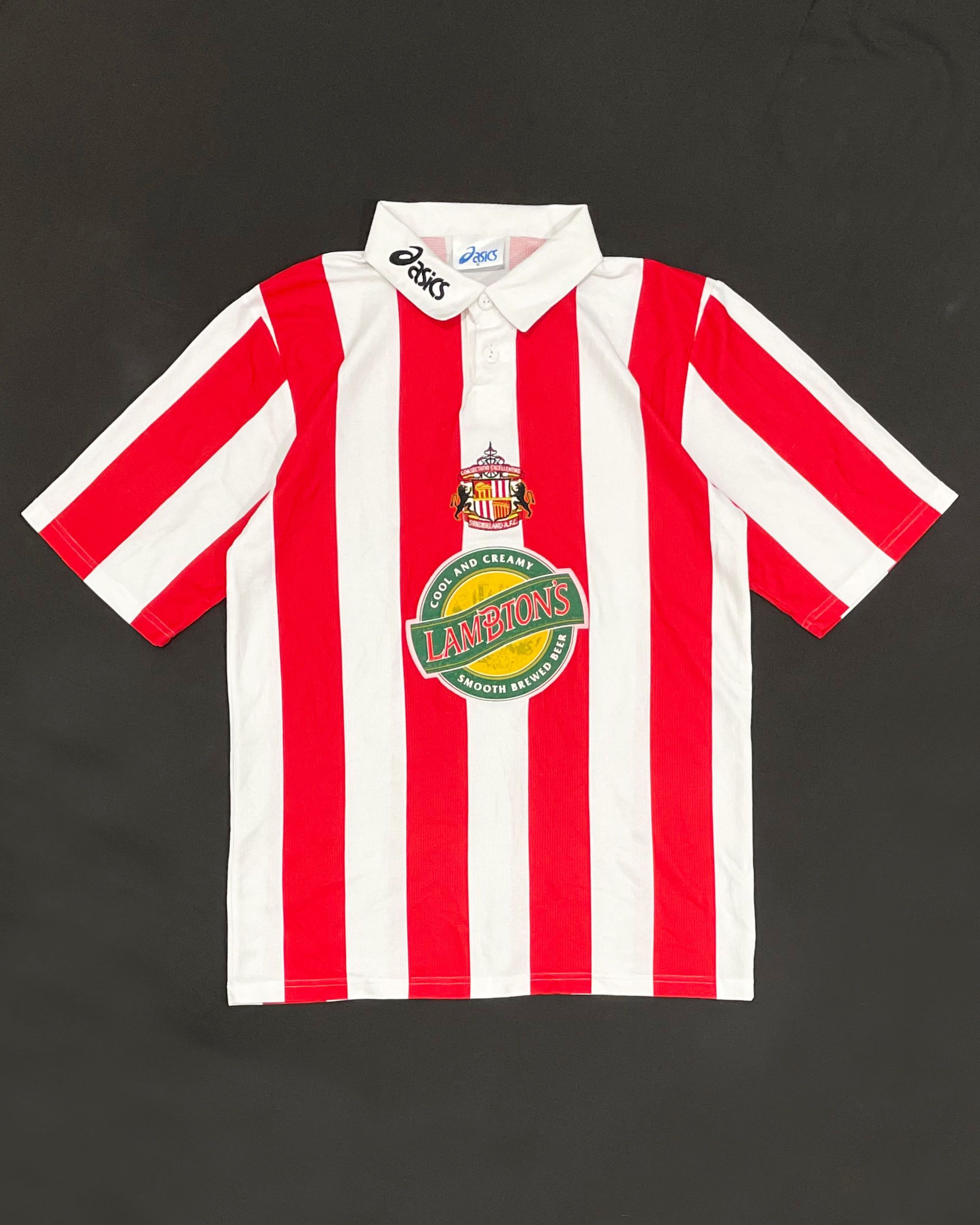 Asics Sunderland AFC Home Kit 1997 1998 1999 Size US M / EU 48-50 / 2 - 1 Thumbnail