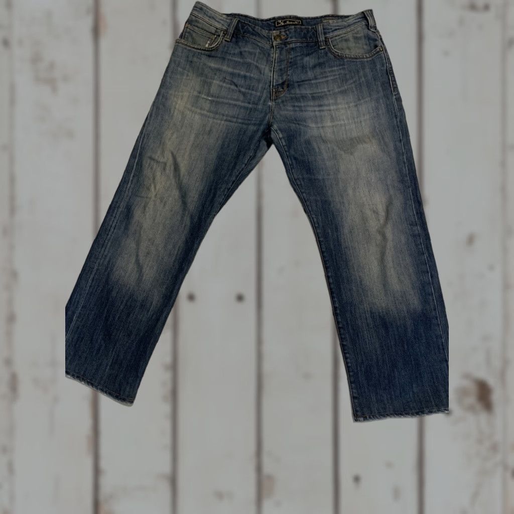 Vintage 34 Heritage Jeans Men's 40x32 Blue Mid Rise Relaxed Stretch Denim Classic Fit Size US 40 / EU 56 - 1 Thumbnail