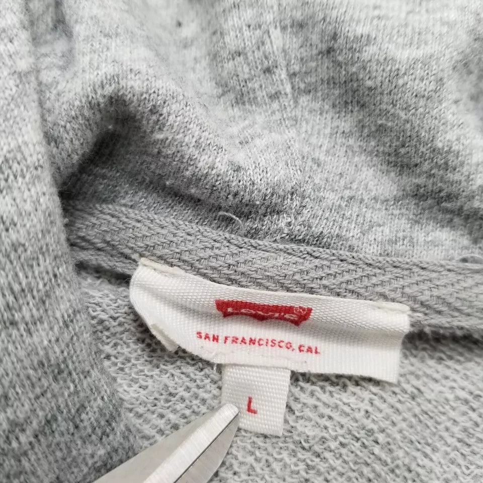 Levi's Levis Mens Hoodie Large Gray Long Sleeve Pullover Logo Size US L / EU 52-54 / 3 - 6 Thumbnail