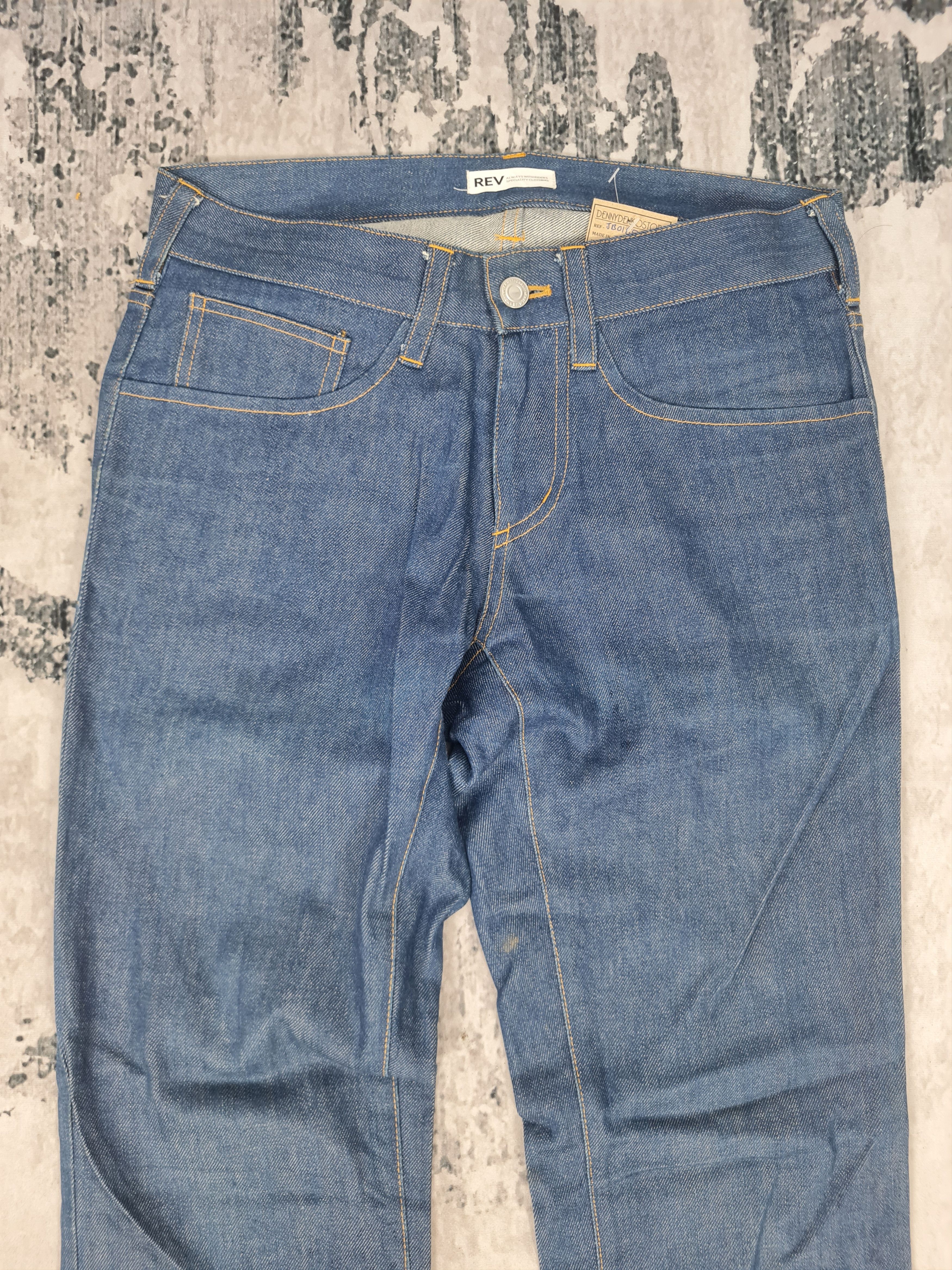 Japanese Brand REV BIKERS Diamond Pocket Riders Slim Fit Jeans 30x31 JB0185 Size US 30 / EU 46 - 5 Thumbnail