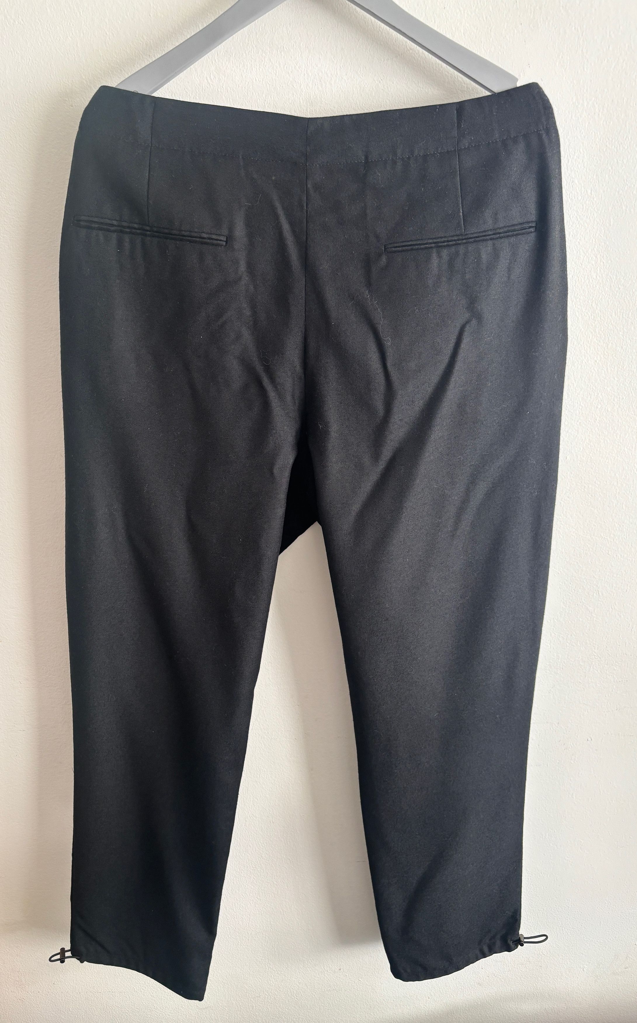 Acne Studios $315 Black Wool Drawstring Hem Lounge Pants -38 Size US 38 / EU 54 - 7 Thumbnail