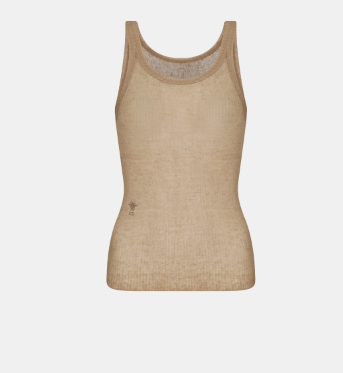 image of Dior O1Bcso1Str0524 Tank Tops In Beige, Women's (Size Large)